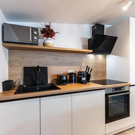 Open Space With Free Parking - Leopoldstadt Apartament Wiedeń