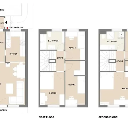 Town House Near Metro & Center Homestay