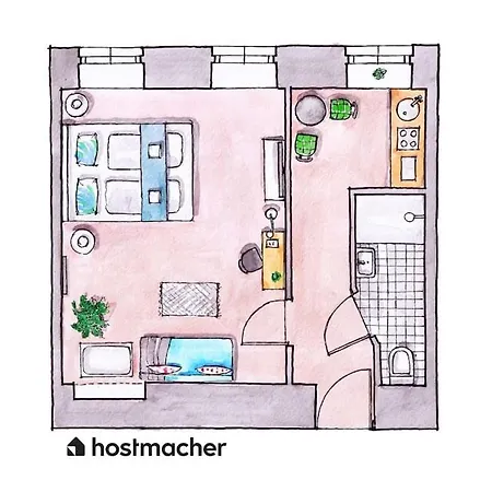 Cool 1br Near Metro & Center By Hm