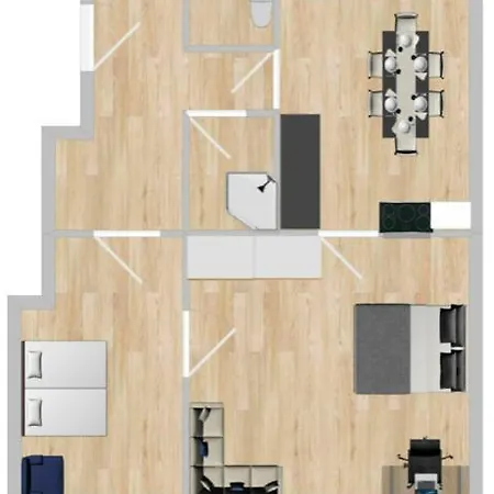 2 Bed I 82 M2 I Comfy I 160 Mbit Wifi * Viena
