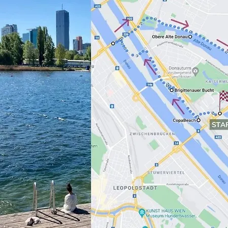 U1 Alte Donau Old Danube City 2 * Vienna