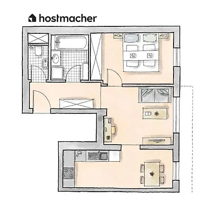 Apartment 1br Haven With Swift Access By Hm