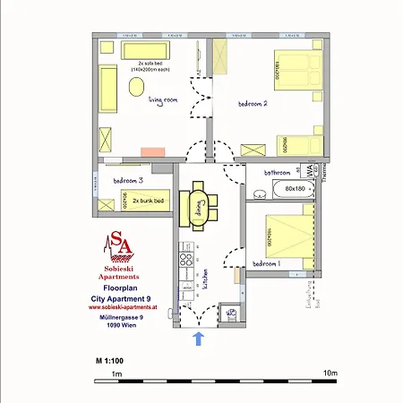 伯斯基城市公寓酒店 维也纳
