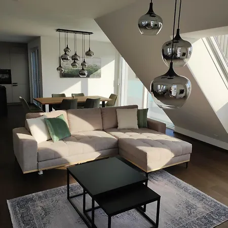 Luxus Penthouse Gegenueber International Centre Und Kaiserwasser Apartment