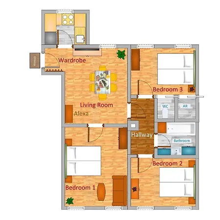 Spacious Station Apartment *