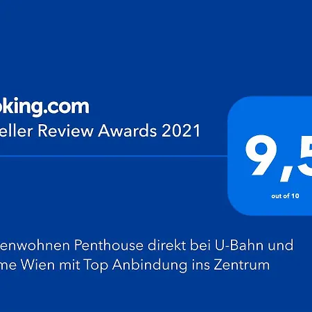 Apartment Sonnenwohnen Penthouse Direkt Bei U-bahn Und Therme Mit Anbindung Ins Zentrum Vienna
