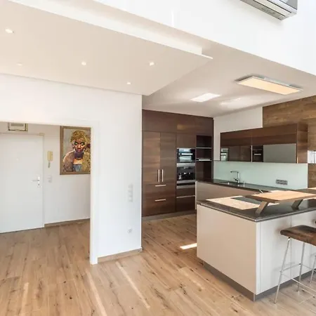 Apartment Luxus Penthouse Aussicht über Ganz Wien