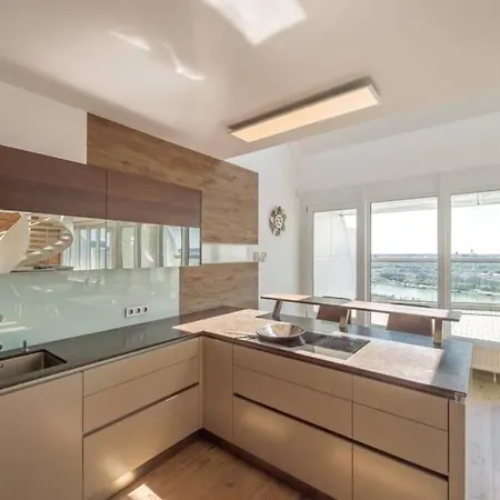Apartment Luxus Penthouse Aussicht über Ganz *