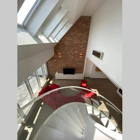 Luxus Penthouse Aussicht über Ganz Wien