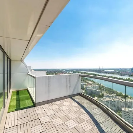 Luxus Penthouse Aussicht über Ganz Apartment