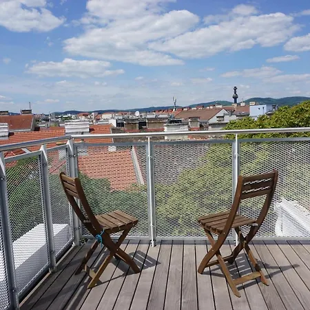 Augartenblick Penthauscombo 15/16 - Blick Zum Riesenrad Apartment Vienna
