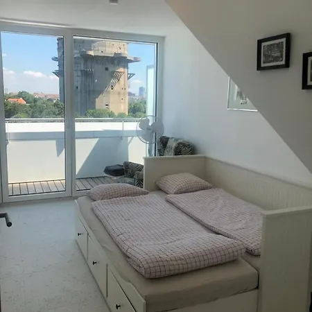 Apartment Augartenblick Penthauscombo 15/16 - Blick Zum Riesenrad Vienna