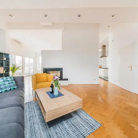 Apartment Penthouse - Sauna - Terrasse - Kamin - Ac Vienna
