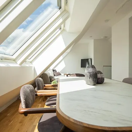 Double Floor With 2 Terraces On Rooftop Apartment Vienna