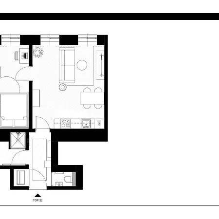 Fully Renovated 2-room *