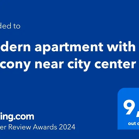Modern With Balcony Near City Center Appartement *