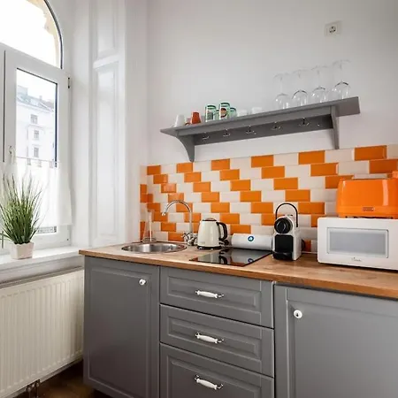 Apartmán Cool 1br Near Metro & Center By Hm *