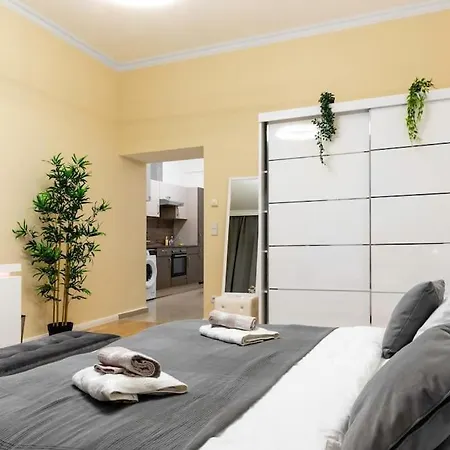 Golden Living In Apartment