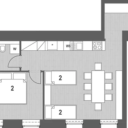 Betariel'com Donau Zentrum Apartment
