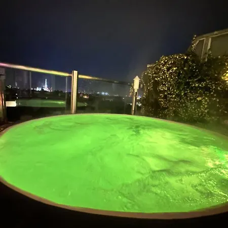 Apartment City-penthouse Mit 4 Terassen Und Whirlpool *