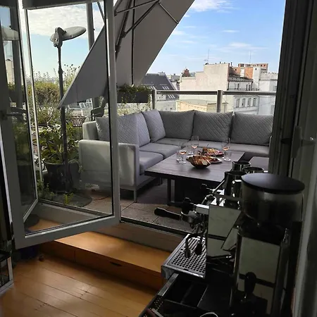 City-penthouse Mit 4 Terassen Und Whirlpool Apartment