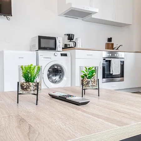 Apartamento Westbahnhof Kingbed 1br With Ensuite Washer