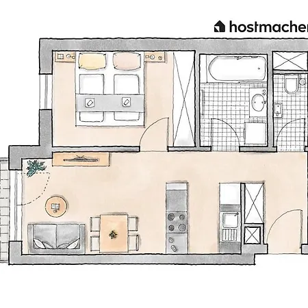 Stylish 1br Escape, Quick By Hm Apartment