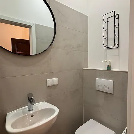 Smartes Apartment, Design, Queensize-bett Apartment Vienna