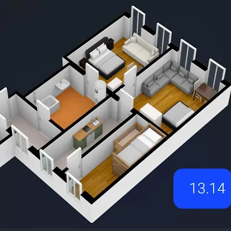 Three-bedroom Delight, King-size Beds