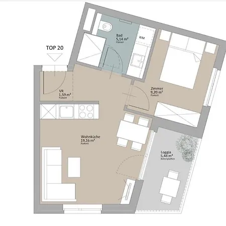 Apartment Free Parking I Balcony I 5 Min To Train Station Vienna