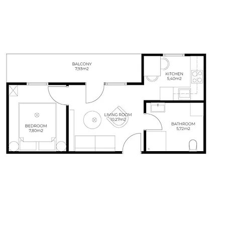Apartment Free Parking I Balcony I 5 Min To Train Station