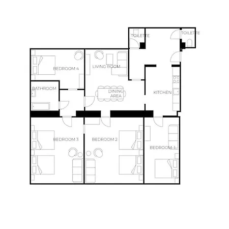 Very Spacious 4br, 3 Min To Matzleinsdorferplatz Daire *
