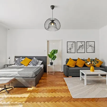 Apartment Zentrale Fuer 12 Gaeste - 4 Schlafzimmer Vienna
