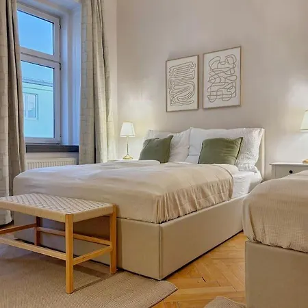 8 Minuten Nach Augarten I 7 Minuten Zur Metro I Wlan Apartment *