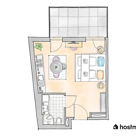 Appartamento Sky Balcony Nook By Hm