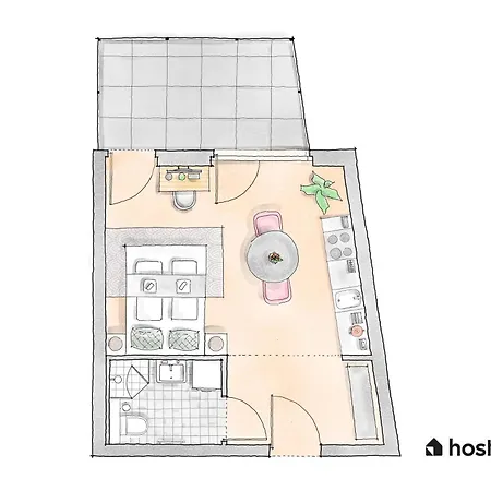Balcony Bliss Studio By Hm
