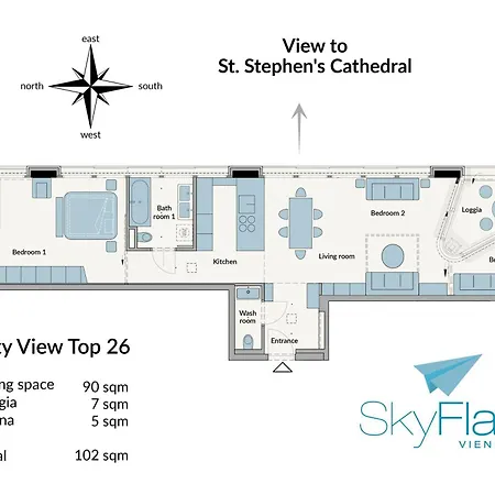 Skyflats In 16 Ottakring Apartment *