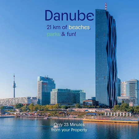Luxury 2br And 1lr With Balcony - 9 Min To Center * Vienna