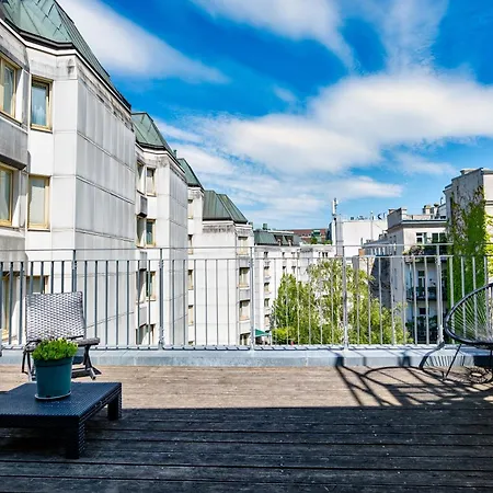 Panorama Rooftop Terrace I 3 Min To Mariahilferstrasse Apartment *