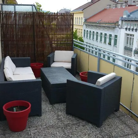 Visit Roof Terrace Morning Sun Apartment Vienna