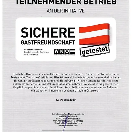 Marien-hof 3* Viena