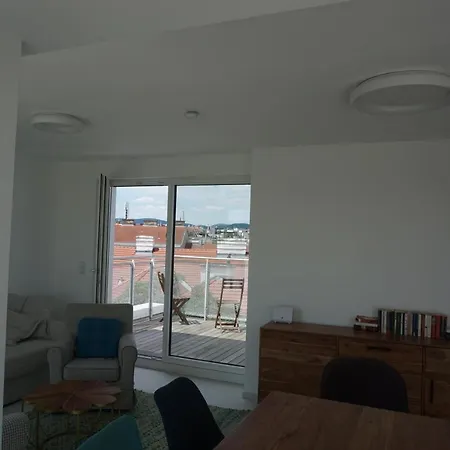 Augartenblick Penthauscombo 15/16 - Blick Zum Riesenrad Apartment Wien