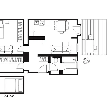 Luxurious And Spacious 5 Min Walk To City Center, 1-2