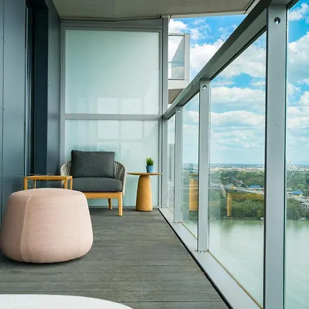 Residence, Marina Tower - Danube Hotel de apartamente Viena