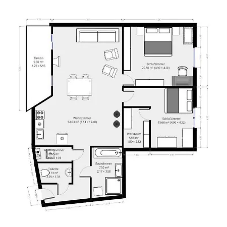 Family-friendly Flat With Balcony Apartment Vienna
