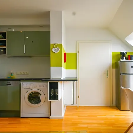 Bright Duplex Danube Canal Apartment