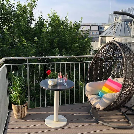 Stylish Rooms, Sunny Terrace In Center Vienna