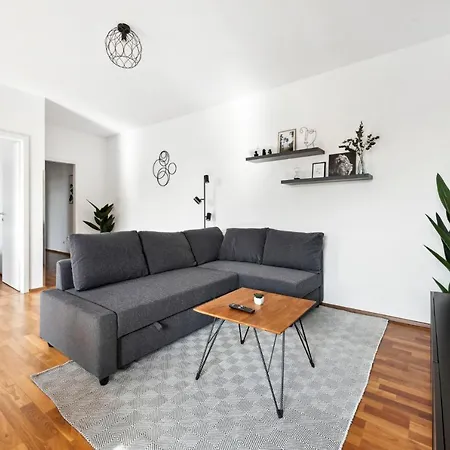 Apartment Bernhards Stadthalle - Klima & Terrasse