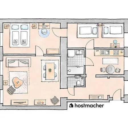 Apartmán Vogue 2br Suite, Near Pulse By Hm *