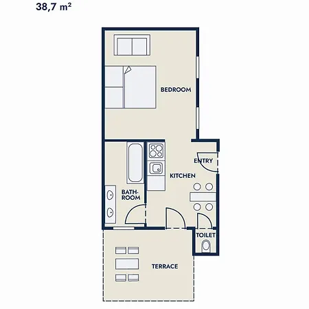 Apartment Easy Flat Mariahilf Living